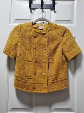 CIDRA By ANTHROPOLOGIE | Cropped Mustard Gold | 2Jacket